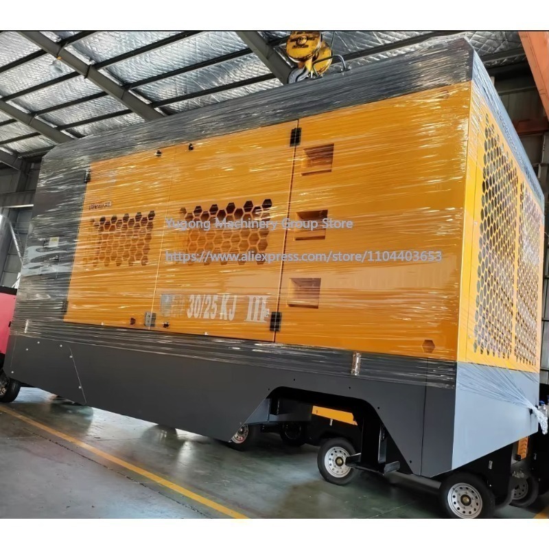 Heavy Equipment In Mining - 31m³/min 25Bar Rotatieschroefluchtcompressor, zwaar materieel voor
