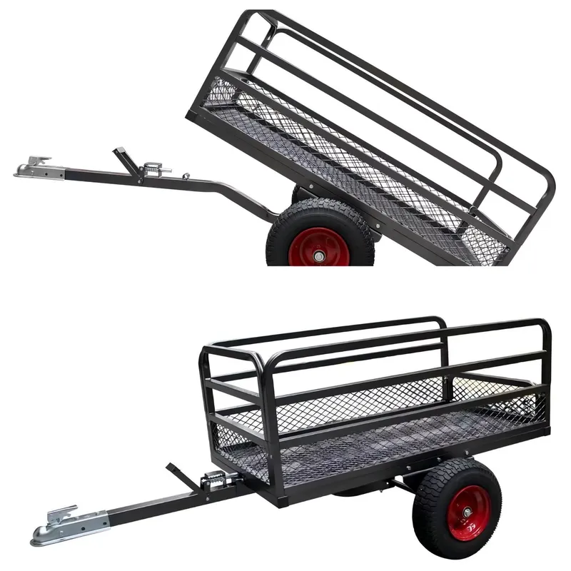 Heavy Equipment Hauling - voor ATV-kiepwagen, roestbestendig stalen gaas, transportkar,