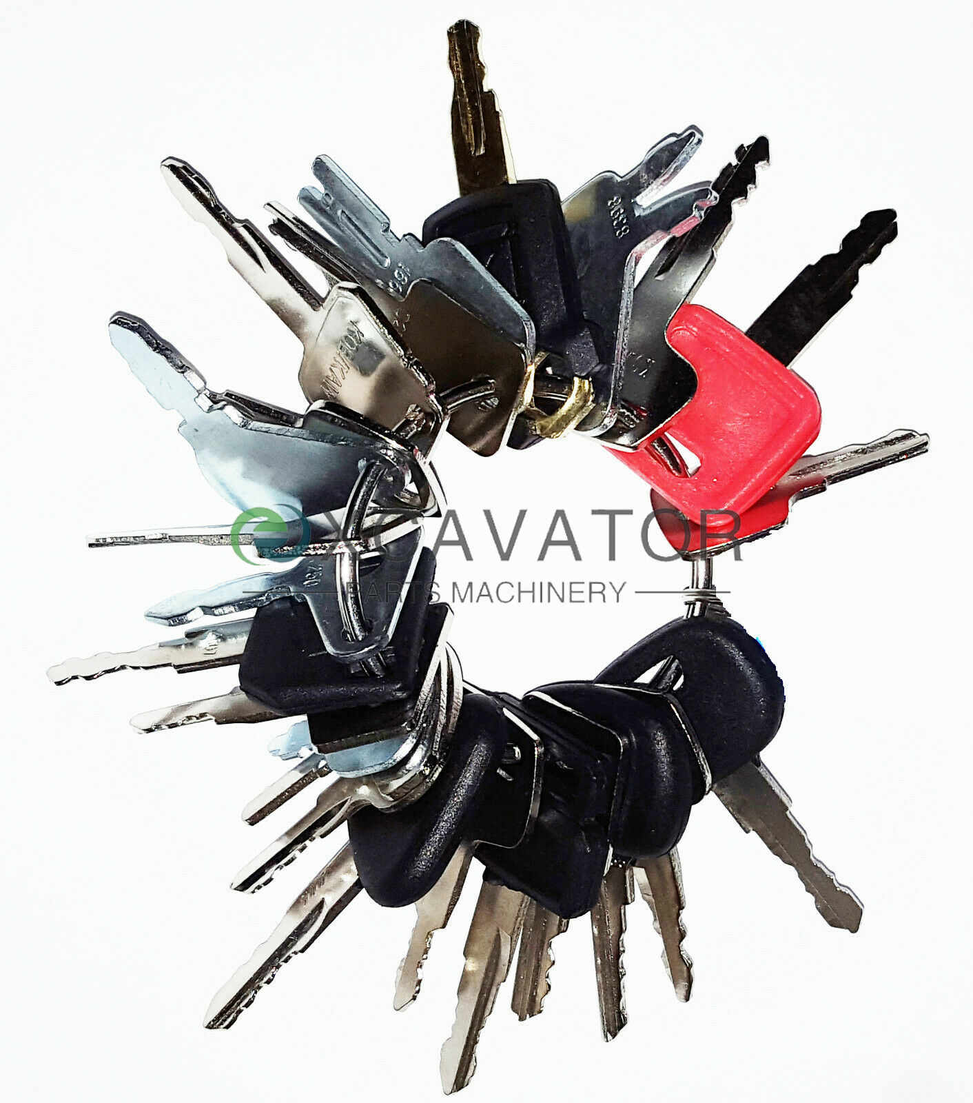 Heavy Equipment Construction - 23-delige sleutelset voor zware machines, bouwmachines,