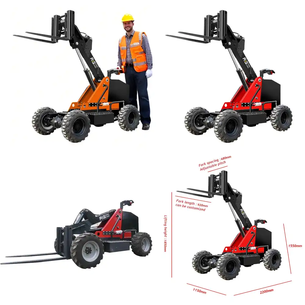 1 Ton 1,5 Ton CE 4-Wiel Aanged - Electric Forklift recensie en prijs