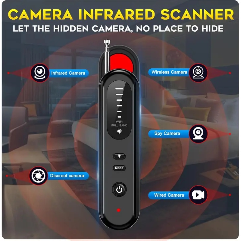Verborgen Camera Detector 2026 - Heavy Equipment Gps Tracker recensie en prijs