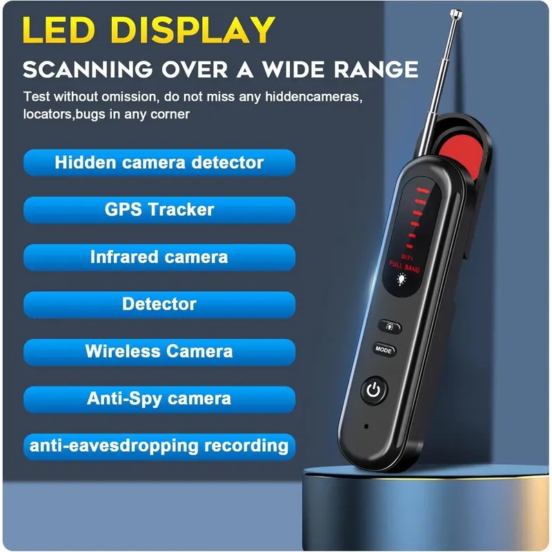 Verborgen Camera Detector 2026 - Heavy Equipment Gps Tracker recensie en prijs