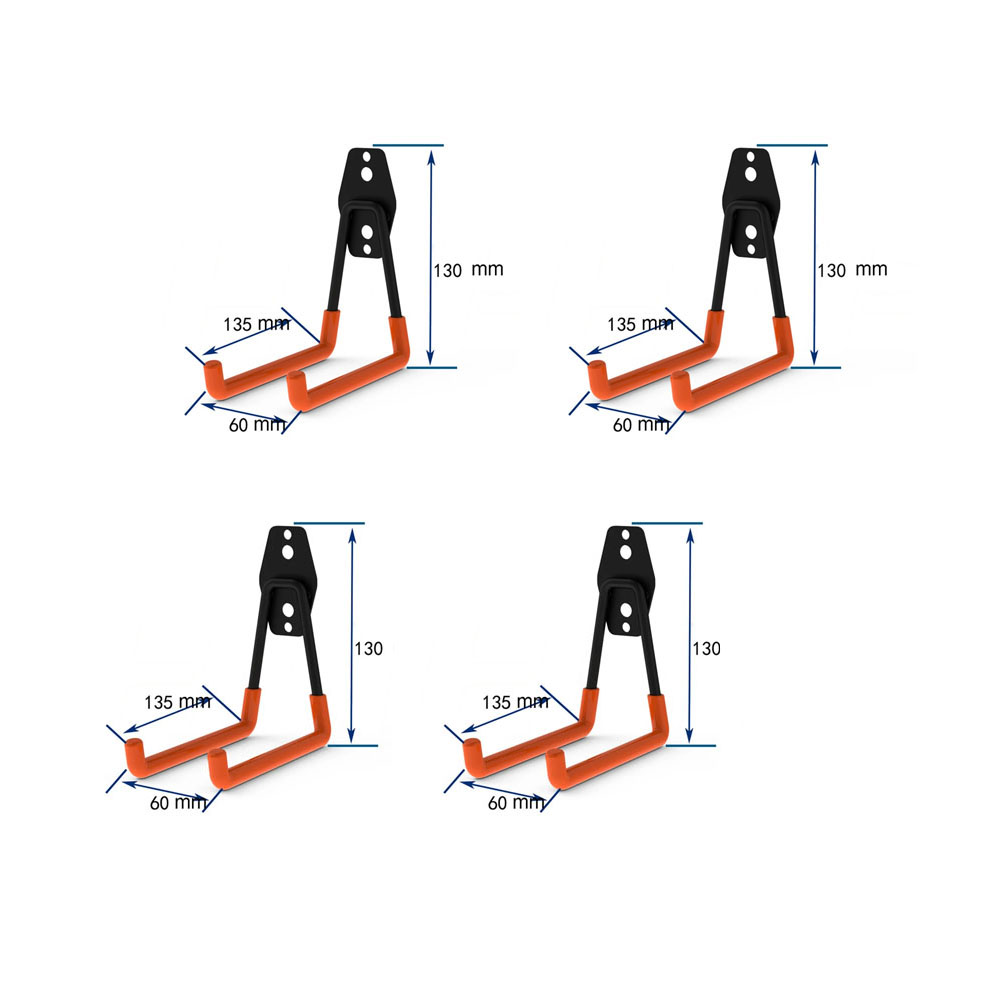 Garage-opberghaken 4-pack, zwa - Heavy Equipment Management recensie en prijs